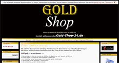 Desktop Screenshot of goldshop24.shop-027.de