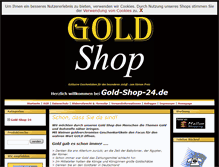Tablet Screenshot of goldshop24.shop-027.de